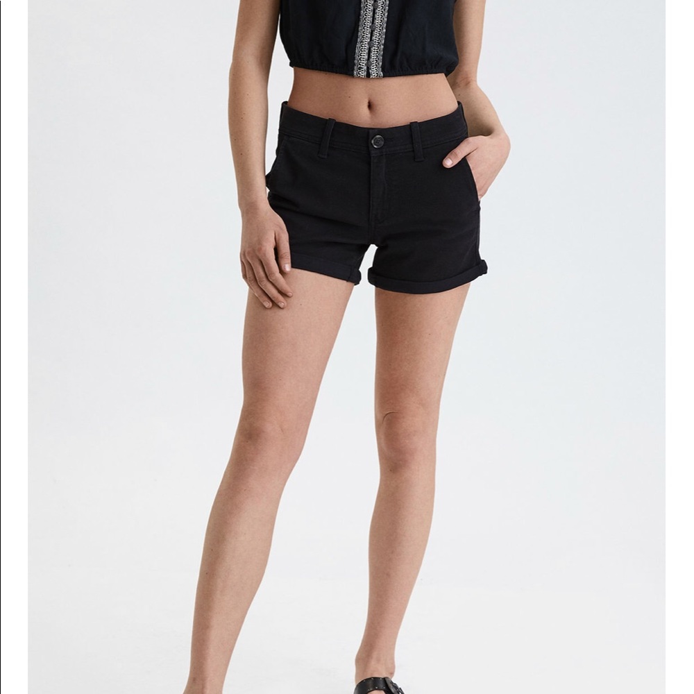black twill shorts || american eagle